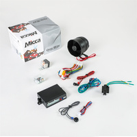 Alarme automobile à code de roulement universel Antidémarrage de véhicule Sécurité automatique à distance Dc 12V Alarme de voiture facile