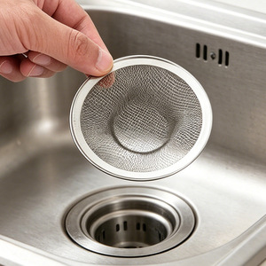 Stainless Steel <b>Sink</b> Strainer Large Diameter Cone Shape For Kitchen Drain Filter - Product Image 1