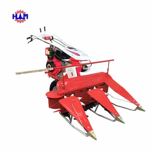 Factory hot sale hand control reaper combine wheat and rice harvester for mini harvesting machine