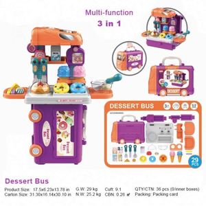 Juego de Cocina y Comida de Juguete Rosa para Niñas, con Armario Grande y Ollas Realistas para Usar, Juguetes de Cocina - Product Image 5