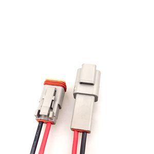 DT 2 Way машинный мужской женский светодиодные косичка жгут проводов Deutsch DT04-2P DT06-2S провод автомобильного жгута проводов - Product Image 5