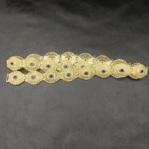 C Wholesale robe de mariée arabe personnalisée <span class=keywords><strong>ceinture</strong></span> <span class=keywords><strong>en</strong></span> <span class=keywords><strong>or</strong></span> exquise pleine longueur réglable strass <span class=keywords><strong>ceinture</strong></span> <span class=keywords><strong>marocaine</strong></span> - Product Image 3