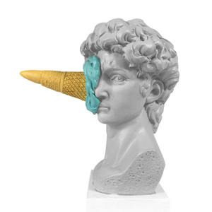 Salon Décor Sculpture Crème Glacée David Statue Artisanat Ornement Décor <span class=keywords><strong>Nordique</strong></span> <span class=keywords><strong>Mythologie</strong></span> <span class=keywords><strong>Grecque</strong></span> Figurine David Statue - Product Image 6