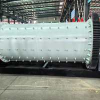 Broyeur à boulets de ciment HK-3200*13000, capacité 100-150 TPH, broyeur à sec et à humide, équipement de ligne de production de ciment