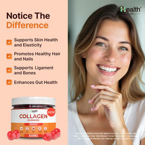 High Potency Biotin Collagen Gummies 500mg Sugar Free Adult Youthful Skin Brightening OEM Formula Certified Health <b>Supplements</b> - Product Image 5