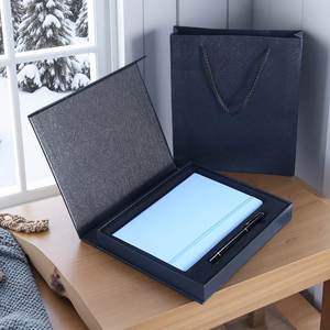 Agendas de gratitude haut de gamme, carnets de notes personnalisés en cuir PU, planificateurs à couverture rigide, fournitures de papeterie promotionnelles en PP - Product Image 4