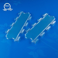 Porte de volet roulant électrique transparente, porte antivol en cristal, porte de volet roulant en plastique épaissi dans un centre commercial intérieur