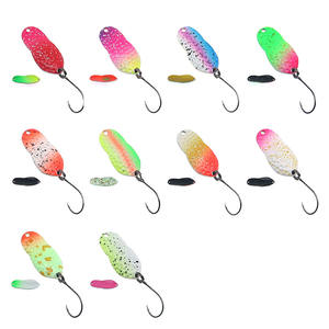 Cucchiaini da <span class=keywords><strong>Pesca</strong></span> 2,5g 27mm Esca Colorata a Cucchiaino per <span class=keywords><strong>Trota</strong></span> in Metallo Ottone e Rame per <span class=keywords><strong>Pesca</strong></span> a Torrente per <span class=keywords><strong>Trota</strong></span>, Persico e Cavedano - Product Image 5