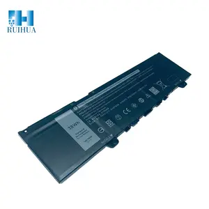 Ruihua pin mới cho Dell Inspiron 13 5370 7370 7373 Vostro 5370 11.4V 38Wh f62g0 Pin máy tính xách tay