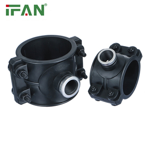 Ifan Raccord de tuyau en PP de haute qualité PN16 Accessoires d'irrigation Plomberie HDPE <span class=keywords><strong>Selle</strong></span> de serrage - Product Image 5