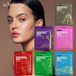 KORMESIC <span class=keywords><strong>Mascarilla</strong></span> de té blanco Sarawood Oil Witch Hazel Rose Calmante Glaciar Agua Rosa Peonía Mineral Barro <span class=keywords><strong>Mascarilla</strong></span> facial antiestrés - Product Image 1