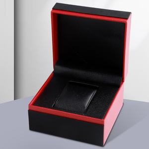 Boîte à montre carrée anti-poussière en cuir PU, emballage de luxe, prix de gros fabricant, logo personnalisé, OEM/ODM - Product Image 4