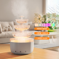 Humidificateur Goutte de Pluie 7 Couleurs à Succès Commercial pour Maison et Bureau, Diffuseur d'Arômes USB Grande Capacité avec Pulvérisation Intense