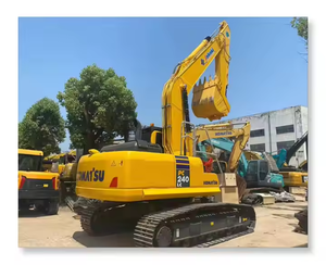 Excavatrice sur chenilles d'occasion KOMATSU PC240LC-8 de 24 tonnes, prête à être expédiée, avec moteur et composants de pompe principaux, à vendre - Product Image 1