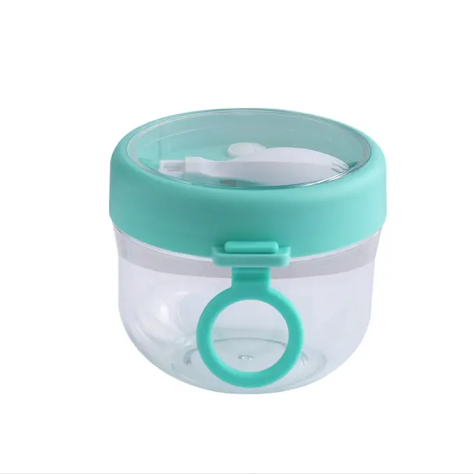 portable overnight oats container airtight food storage containers with lids spoon