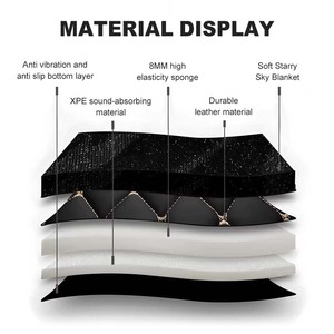 Tapis de sol pour véhicule <span class=keywords><strong>Ford</strong></span>, écologiques, entièrement enveloppants, motif ciel étoilé, doublure de sol automobile - Product Image 3