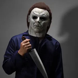 <span class=keywords><strong>Film</strong></span> Thème Masque Michael Myers Masque Plein Visage <span class=keywords><strong>Halloween</strong></span> Carnaval Latex Masque Casque Adulte Enfants Cosplay Party Costume Props - Product Image 4