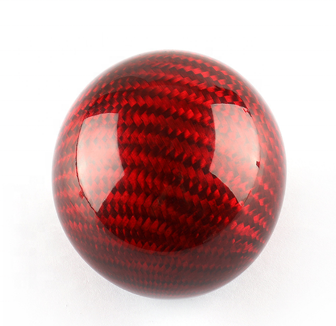 Универсальный автомобильный круговой AT MT серебристый, черный, красный, углеродное волокно, ручка переключения передач, рычаг переключения передач, адаптер, руководство, аксессуары для автомобиля