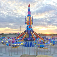 Avion à contrôle automatique en acier Simulateur extérieur en fibre de verre pour parcs d'attractions