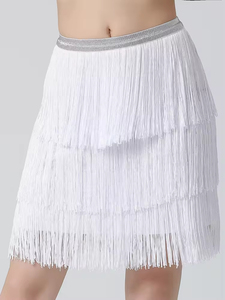 Falda <span class=keywords><strong>de</strong></span> Baile Latino 2026, Falda Elegante con Flecos <span class=keywords><strong>para</strong></span> <span class=keywords><strong>Mujer</strong></span>, Traje <span class=keywords><strong>de</strong></span> Práctica <span class=keywords><strong>de</strong></span> Baile Moderno y <span class=keywords><strong>Tango</strong></span>, Falda <span class=keywords><strong>de</strong></span> Baile Profesional - Product Image 3