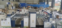 Machine de pliage et de collage de cartons à deux pièces à grande vitesse RYZH-2900, contrôlée par PLC, mécanique, automatique, faible consommation de colle