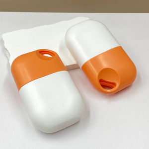 Nuevo Estilo, Botella Ovalada de Plástico de <span class=keywords><strong>50</strong></span> <span class=keywords><strong>ml</strong></span>, Blanca, con Tapón de Rosca y Llavero, para Protector Solar, Loción, Cosméticos, Ideal para Viajes - Product Image 3