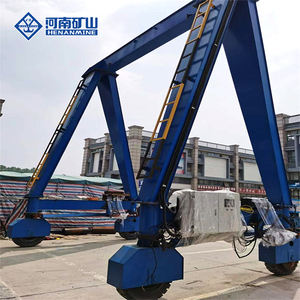 Grue à portique mobile personnalisée de 5 <span class=keywords><strong>tonnes</strong></span>, 10 <span class=keywords><strong>tonnes</strong></span>, 16 <span class=keywords><strong>tonnes</strong></span>, <span class=keywords><strong>20</strong></span> <span class=keywords><strong>tonnes</strong></span> avec pneus en caoutchouc et télécommande sans fil - Product Image 4