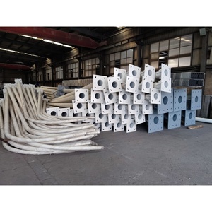 Poteau d'éclairage en acier galvanisé droit et rond de 3m, 4m, 5m pour éclairage de parking et allées, installation <span class=keywords><strong>facile</strong></span>, expédition rapide - Product Image 1