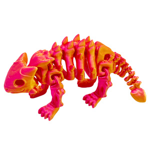 Juguete de esqueleto de arcaosaurio impreso en 3D, articulado, con armadura antigua, bisagra flexible, decoración de escritorio STEM, regalo, superventas transfronterizo, para todas las edades - Product Image 6