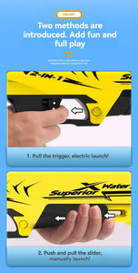 Vendita calda 2 In 1 automatico continuo scoppio pistola ad acqua elettrica all'aperto estate giocattoli divertenti per i bambini - Product Image 6