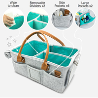 KUYUE Pépinière Pliable Coton Panier De Rangement Cloison Amovible Bébé Organisateur De Couches Usage Domestique