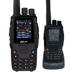 Qyt KT-A16 6W 108-136MHz hàng không Transmitter ban nhạc đài phát thanh noaa thời tiết dài khoảng cách cầm tay VOX truyền tải không khí HT <span class=keywords><strong>Walkie</strong></span> <span class=keywords><strong>Talkie</strong></span> - Product Image 1