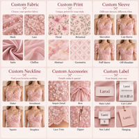 Mini-robe personnalisée pour femme en dentelle et maille, broderie florale, ornements de sequins, col licou, buste froncé, coupe trapèze
