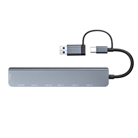 TUTI Best Sellers Hub USB 3.0 8 ports multiport avec PD 100w, lecteur de carte TF, station d'accueil 8 en 1 pour ordinateur portable avec boîte couleur
