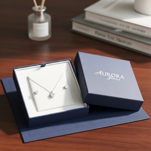 กล่องกระดาษแข็งแข็งแรงหรูหราแบบกำหนดเองสำหรับบรรจุภัณฑ์เครื่องประดับ นาฬิกา แว่นตา ทำจากวัสดุรีไซเคิล เคลือบด้าน ปิดด้วยแม่เหล็ก - Product Image 2