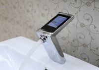 Robinet de cuisine intelligent numérique à commande tactile