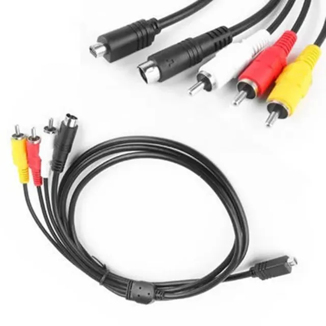 AV Cable for SONY Digital Camera RCA Data Transfer Line VMC-15FS Connect Wire for SONY DV Audio S-Video Data Cord