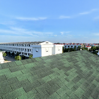 Genteng Aspal 3 Tab USA Modern Tahan Air, Tahan Angin, Tahan Api untuk Proyek Atap Hunian dan Komersial
