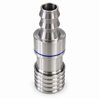 Raccord rapide de refroidissement liquide SUS304 DN12 UQD06, raccord de tuyau 1/2 pouce, prise femelle anti-débordement pour rack de serveur de centre de données