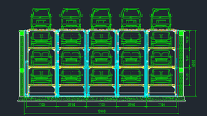 Cơ khí thủy lực dayang Pit-nâng nâng xe thông minh hệ thống đỗ xe - Product Image 2