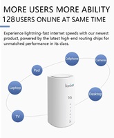 Enrutador Karbor B70 5g SIM 3000Mbps 5G CPE WIFI6 Puerto Gigabit enrutador WiFi enrutador de módem 5g con ranura para tarjeta SIM