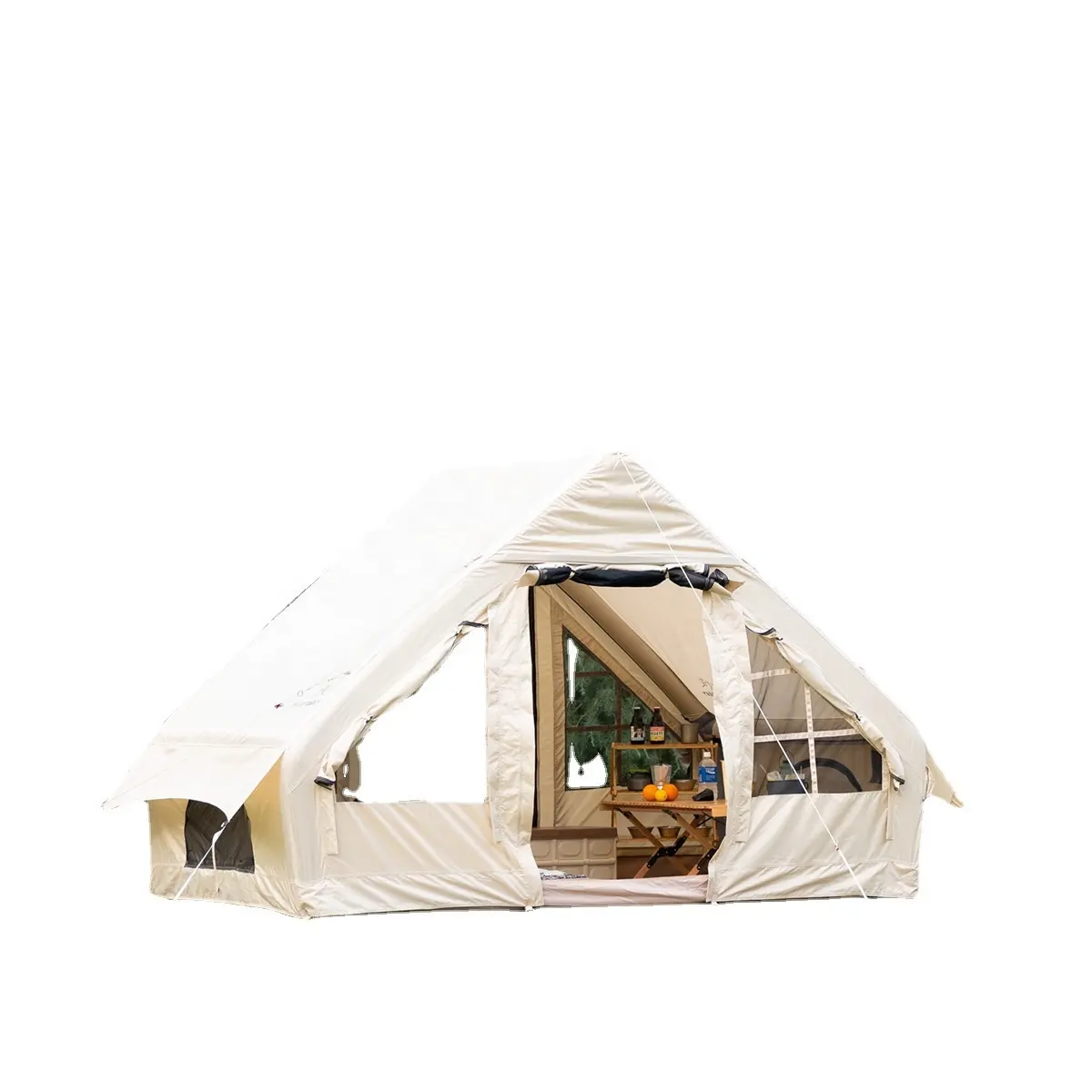 공장 직접 고급 면 풍선 텐트 미니 하우스 두꺼운 방수 5-8 명 야외 에어 텐트