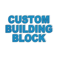 Modèle de chariot élévateur en blocs de construction personnalisés, kit de briques d'ingénierie pour véhicule de construction DIY, jouet éducatif, souvenir en gros pour garçon