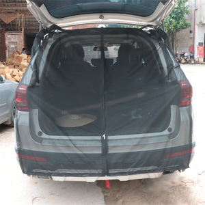 Car Tailgate <b>Screen</b> <b>Mesh</b> Black Upgraded Version With Reinforced Side Magnets Rear <b>Window</b> Shades Sun Protection Heat Insulation - Product Image 2