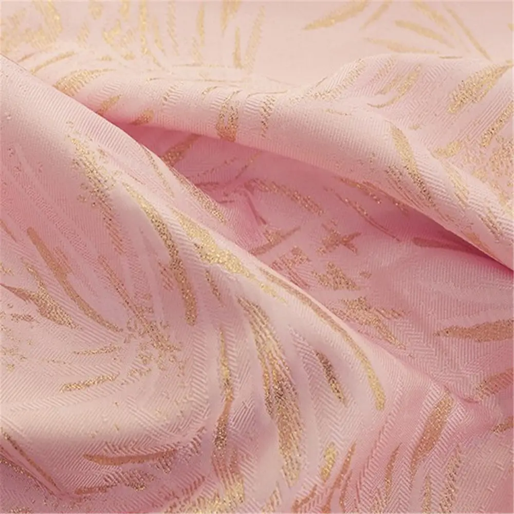 Charming High Quality Thick Polyester Jacquard Fabric for Winter Blazer Robe