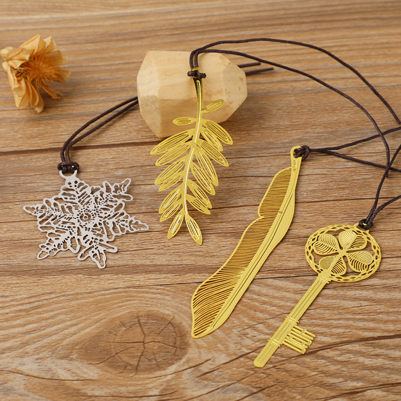 Personalized Initial Metal Feather Bookmark - Rose Gold With Butterfly Charm, Elegant Gift For Readers, Teachers & Book Lovers