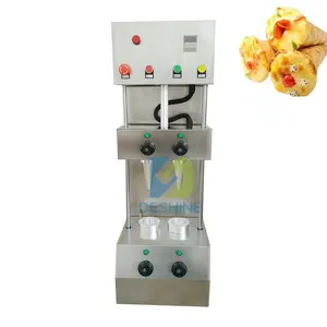 Direct Supply From Suppliers ice cream cone making machine Bakery Pizza Dough Cone Making Machine Cone Pizza Maker