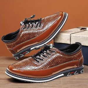 Mocassins d'été décontractés pour hommes grandes tailles, style haut de gamme, en cuir véritable, antidérapants et respirants – Meilleures ventes - Product Image 1