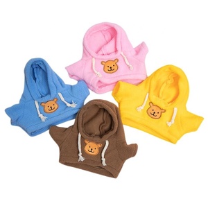 A buon mercato Mini all'ingrosso personalizzato giocattolo di peluche accessori per bambole <span class=keywords><strong>orsacchiotto</strong></span> <span class=keywords><strong>da</strong></span> te Dress Up felpe con cappuccio t-shirt vestiti di peluche - Product Image 2