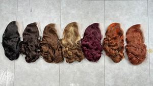Letsfly Promotion 100$ 300gram 22inch Bouncy Loose <b>Wigs</b> on Sale 13x4 Lace Frontal <b>Wigs</b> 10A Virgin Human Hair <b>Wigs</b> 300% Wholesale - Product Image 2